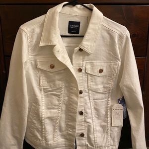White denim jacket size M